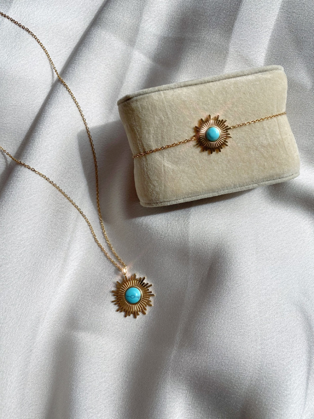 Turquoise céleste bracelet